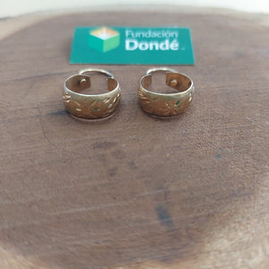 ARRACADAS PAR ORO 10 K 2.5 GRMS (SEMINUEVO)