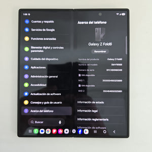 CELULAR SAMSUNG GALAXY Z FOLD6 SM-F956B 512 GB 12 GB RAM (SEMINUEVO)