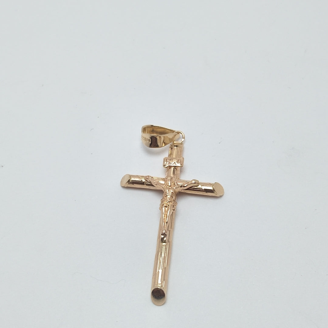 CRUCIFIJO ORO 14 K 2.3 GRMS (SEMINUEVO)