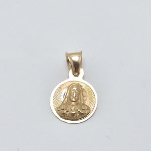 MEDALLA RELIGIOSA ORO 14 K 0.8 GRMS (SEMINUEVO)