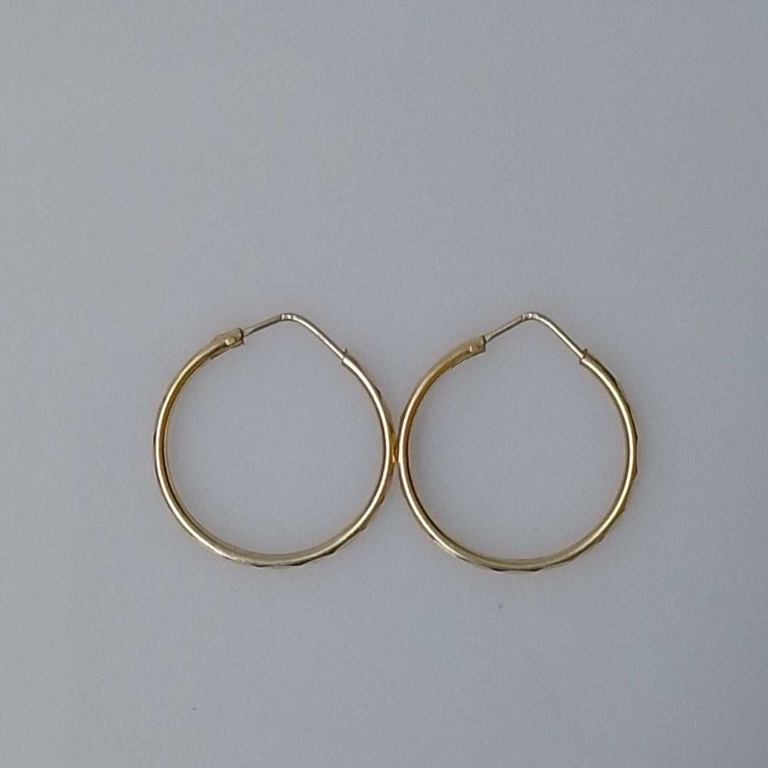 ARRACADAS PAR ORO 14 K 0.9 GRMS (SEMINUEVO)