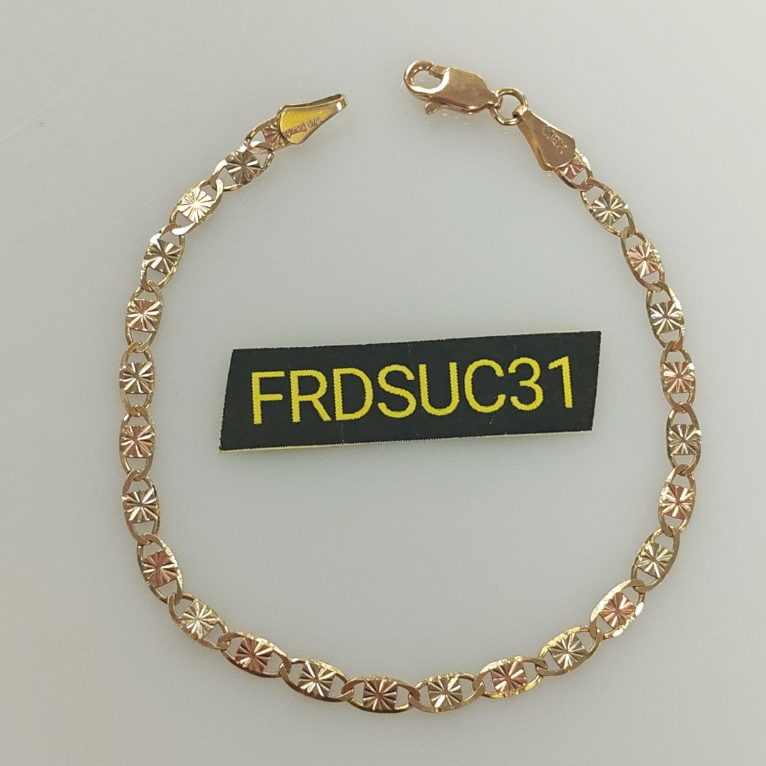 PULSERA GUCHI 14K 18 CM 2.9 GR (NUEVO)