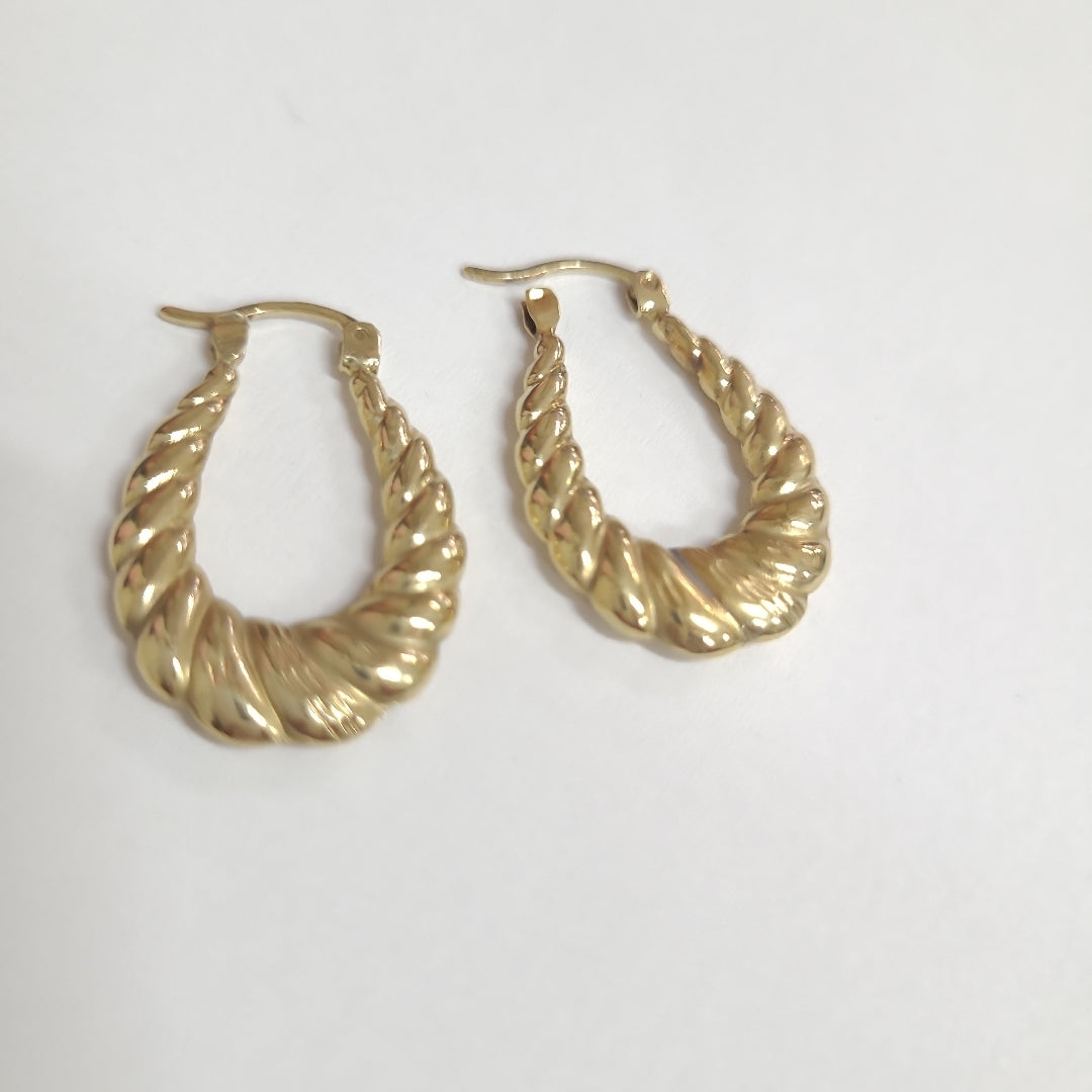 ARRACADAS PAR ORO 14 K 2,30 GRMS (SEMINUEVO)
