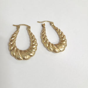 ARRACADAS PAR ORO 14 K 2,30 GRMS (SEMINUEVO)