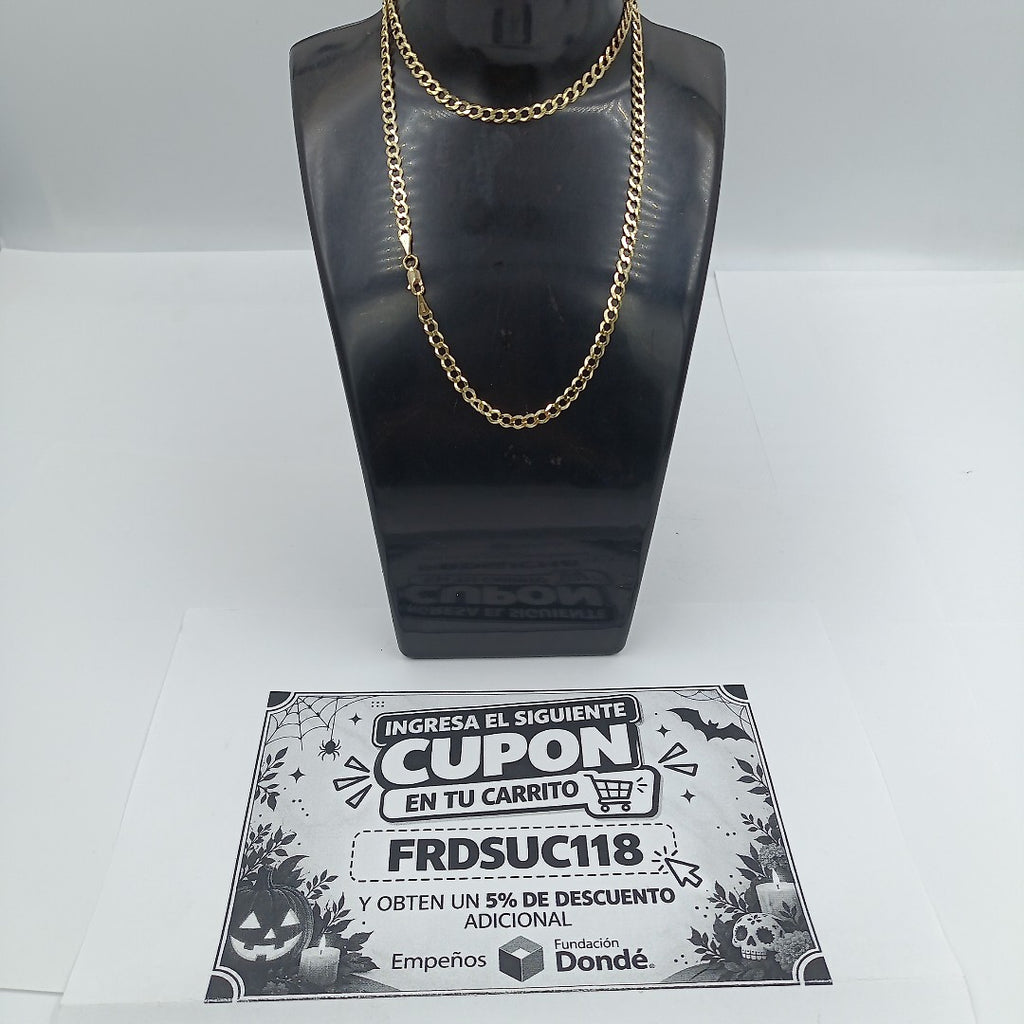 CADENA ORO 10 K 7.6 GRMS (SEMINUEVO)