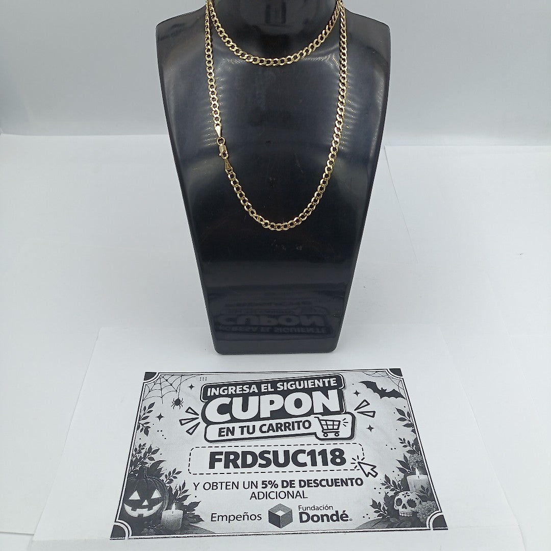 CADENA ORO 10 K 7.6 GRMS (SEMINUEVO)