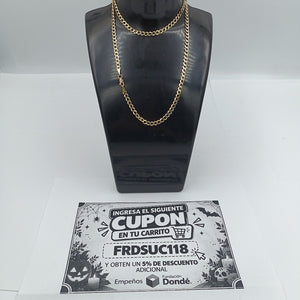 CADENA ORO 10 K 7.6 GRMS (SEMINUEVO)