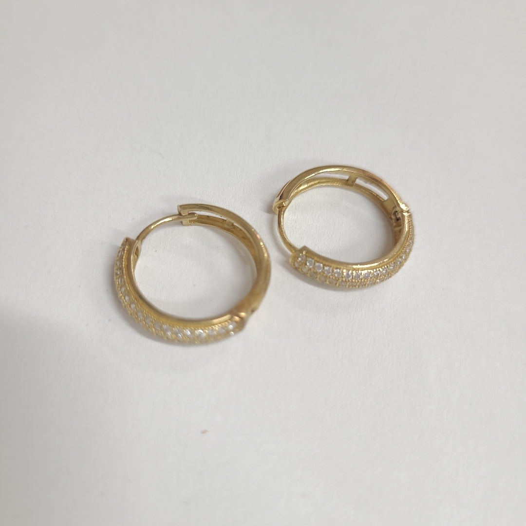 ARRACADAS PAR ORO 10 K 2.6 GRMS (SEMINUEVO)