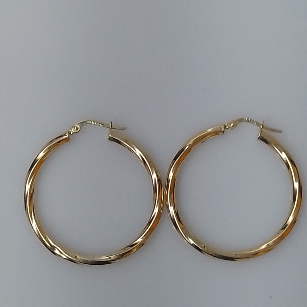 ARRACADAS PAR ORO 14 K 2.9 GRMS (SEMINUEVO)