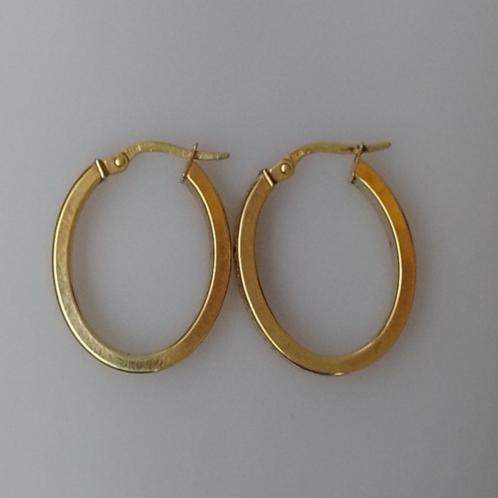 ARRACADAS PAR ORO 14 K 2.6 GRMS (SEMINUEVO)
