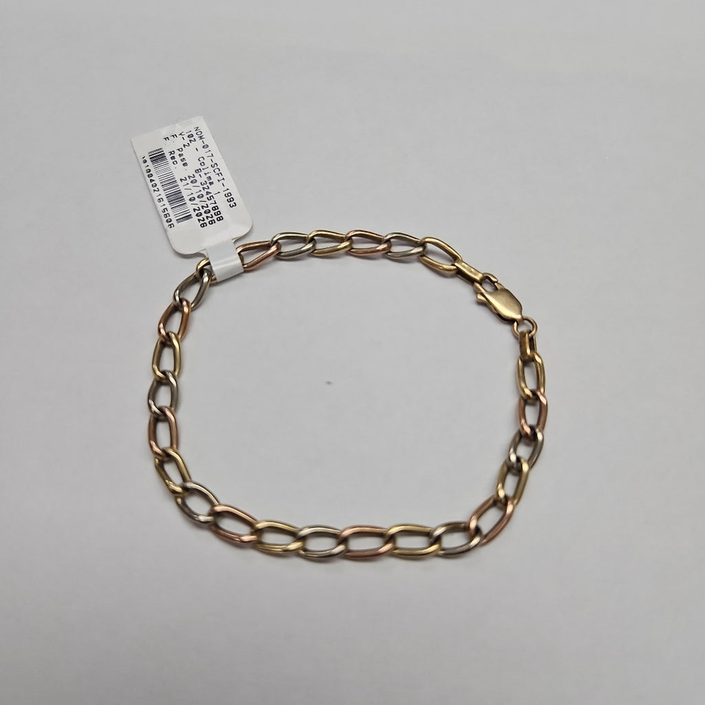 PULSERA ORO COMBINADO 14 K 7 GRMS (SEMINUEVO)