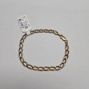 PULSERA ORO COMBINADO 14 K 7 GRMS (SEMINUEVO)