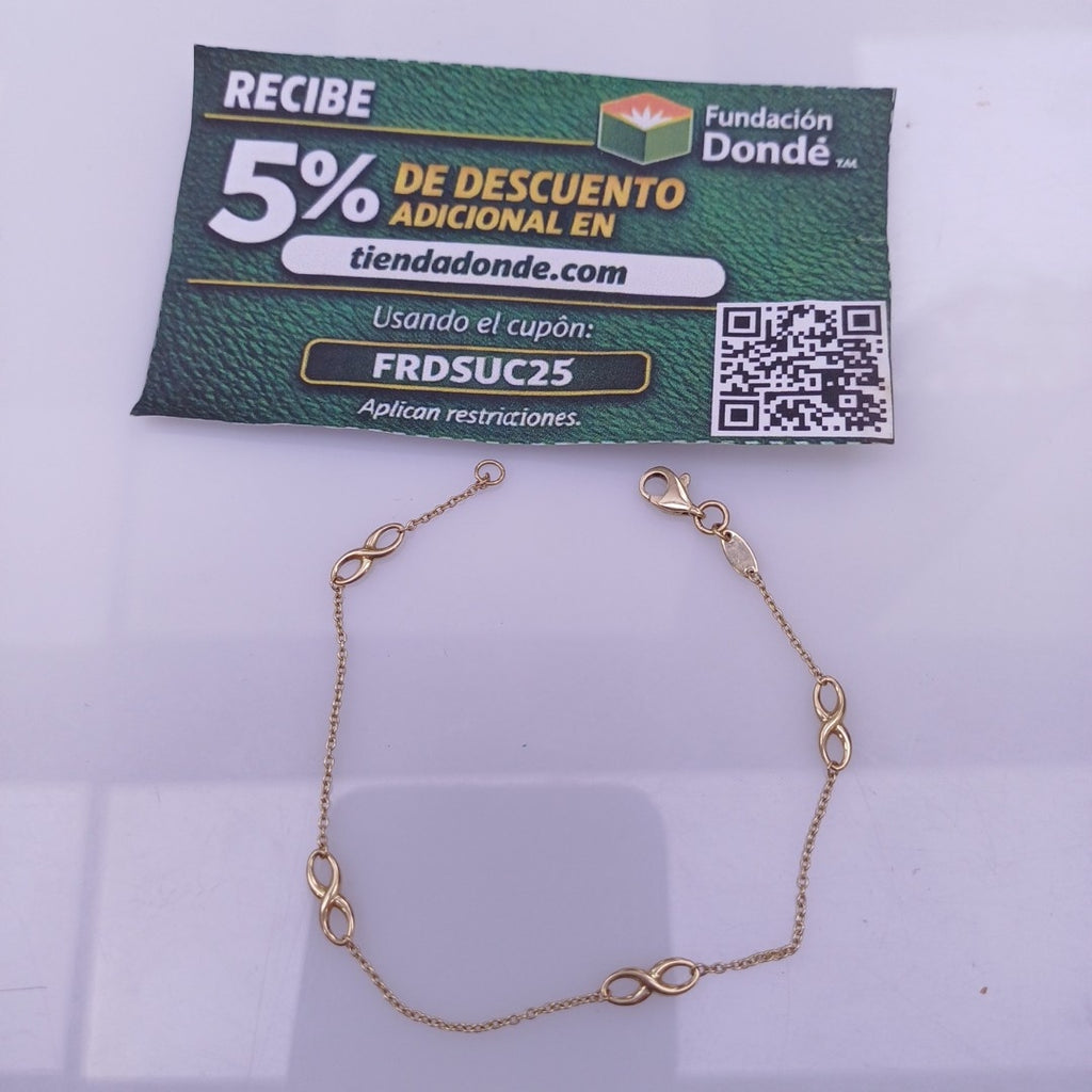 PULSERA ORO 14 K 1.4 GRMS (SEMINUEVO)