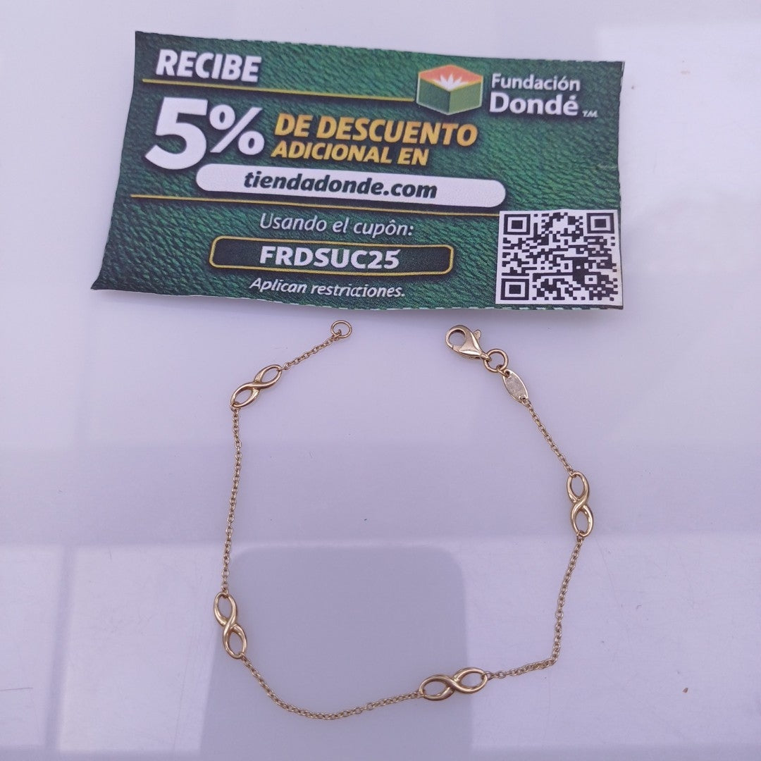 PULSERA ORO 14 K 1.4 GRMS (SEMINUEVO)