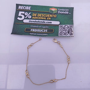 PULSERA ORO 14 K 1.4 GRMS (SEMINUEVO)