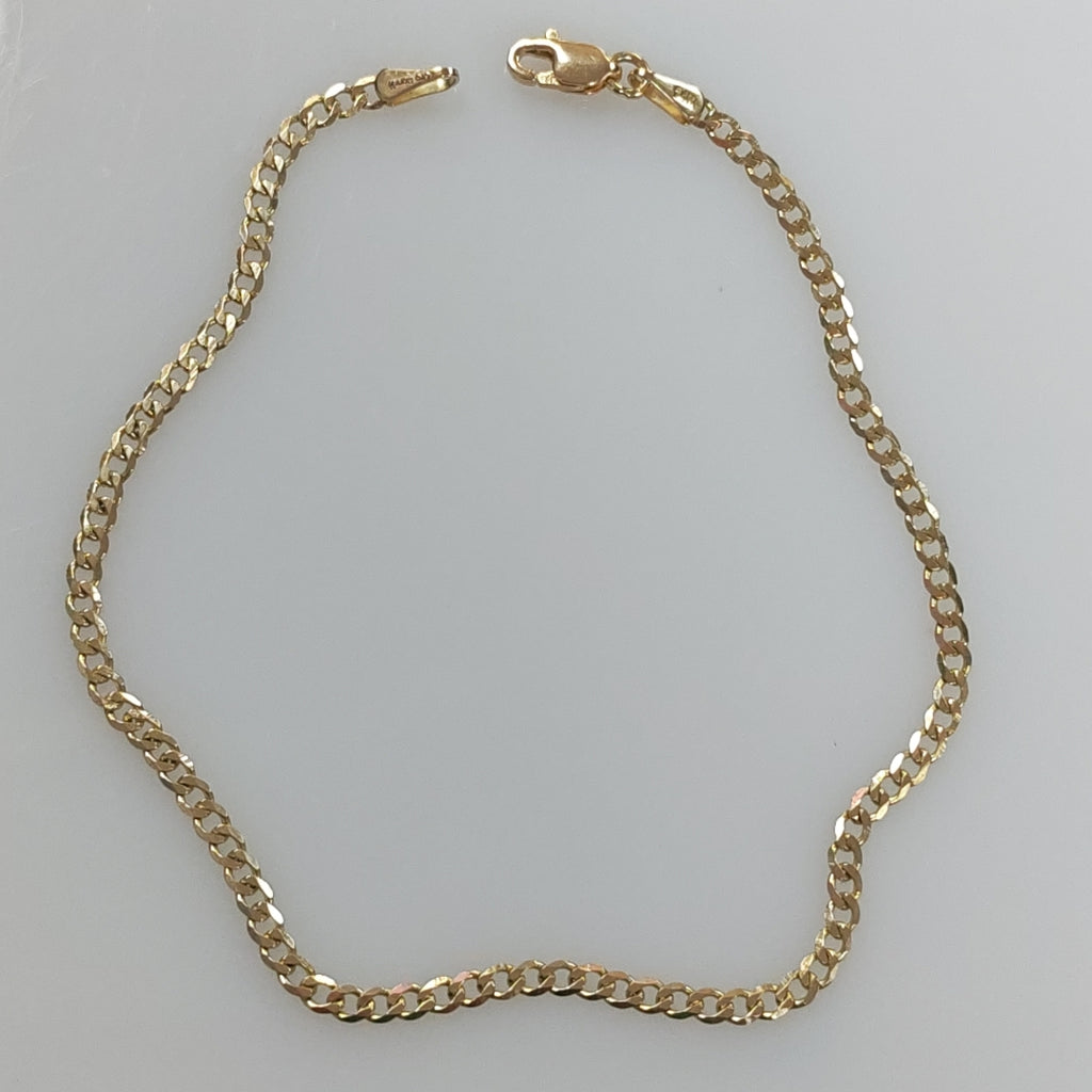 PULSERA BARBADA 14K 21 CM 2.3 GR (NUEVO)