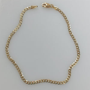PULSERA BARBADA 14K 21 CM 2.3 GR (NUEVO)