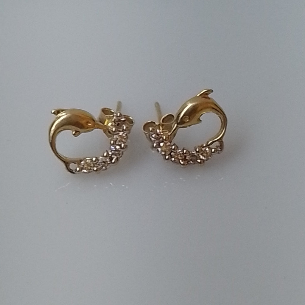 BROQUELES PAR ORO 14 K 2.3 GRMS (SEMINUEVO)