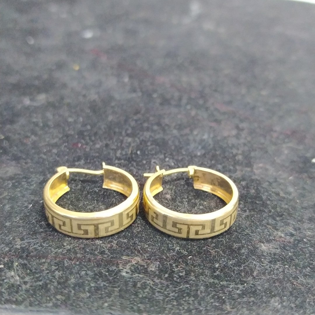 ARRACADAS PAR ORO 14 K 2 GRMS (SEMINUEVO)