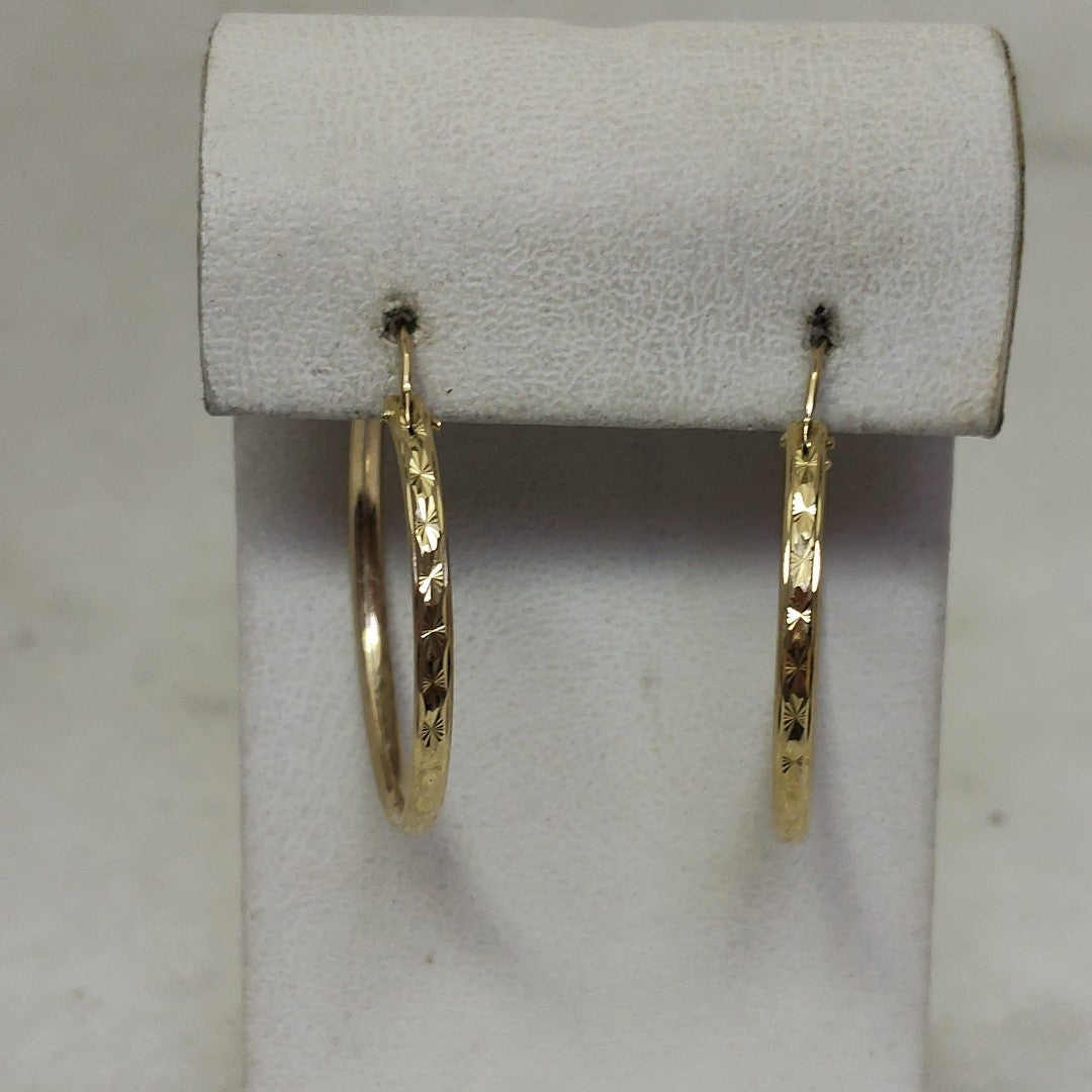ARRACADAS PAR ORO 10 K 2.9 GRMS (SEMINUEVO)