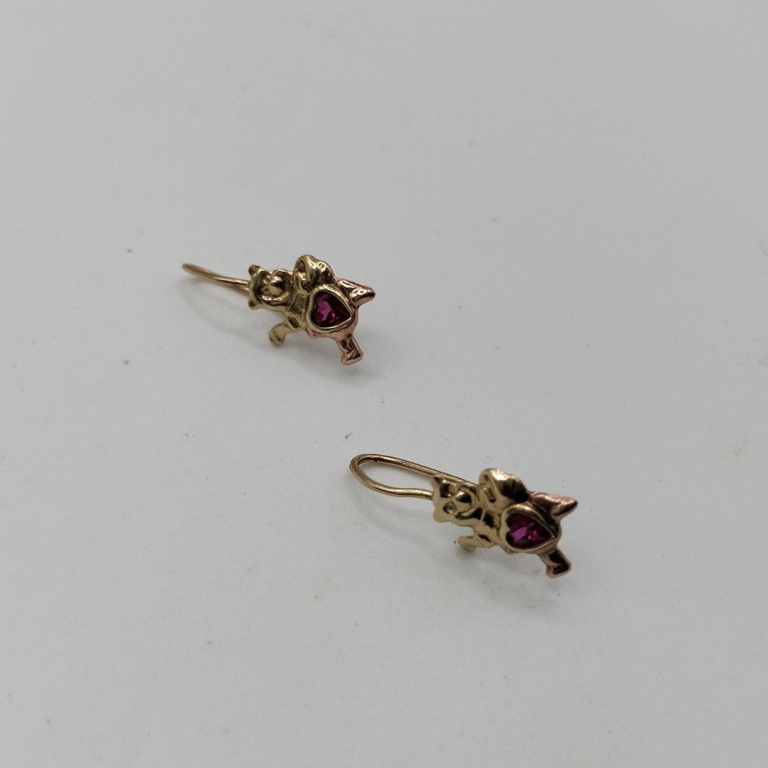 ARETES PAR ORO 10 K 1.2 GRMS (SEMINUEVO)