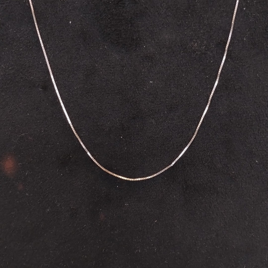 CADENA ORO BLANCO 14 K 1,70 GRMS (SEMINUEVO)