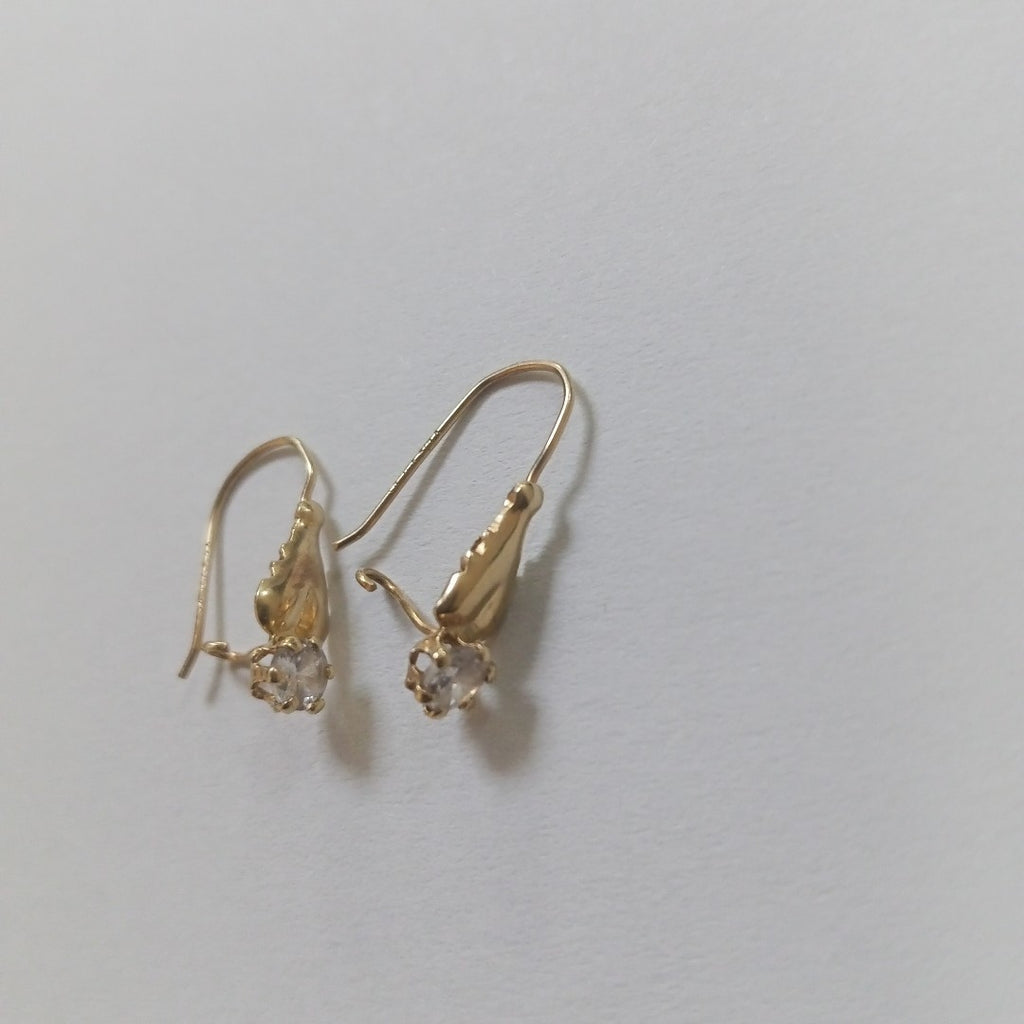 ARETES PAR ORO 10 K 0,60 GRMS (SEMINUEVO)