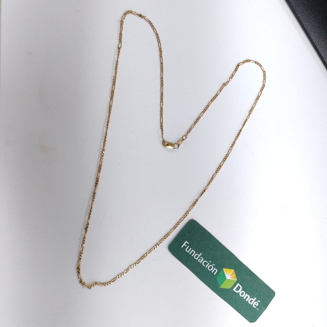 CADENA ORO 14 K 3.7 GRMS (SEMINUEVO)