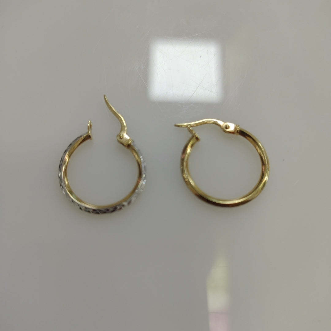 ARRACADAS PAR ORO 14 K 1.1 GRMS (SEMINUEVO)