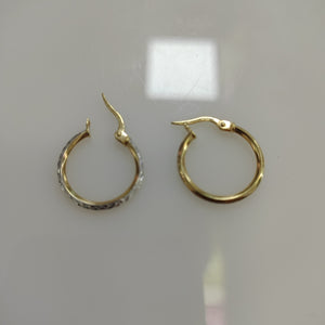 ARRACADAS PAR ORO 14 K 1.1 GRMS (SEMINUEVO)