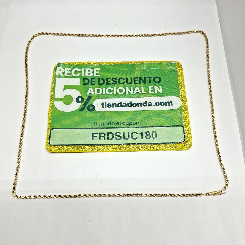 CADENA ORO 14 K 12.8 GRMS (SEMINUEVO)