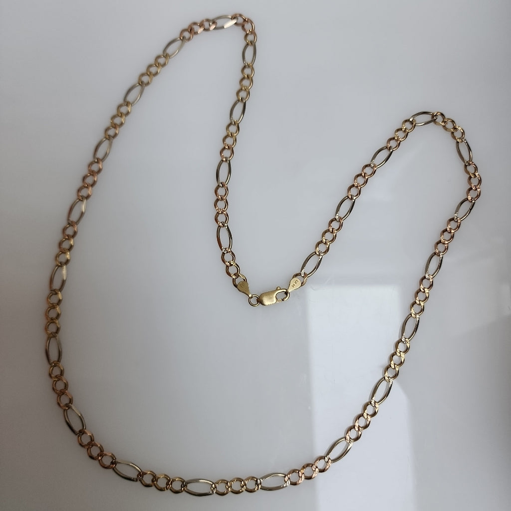 CADENA ORO COMBINADO 14 K 17,80 GRMS (SEMINUEVO)