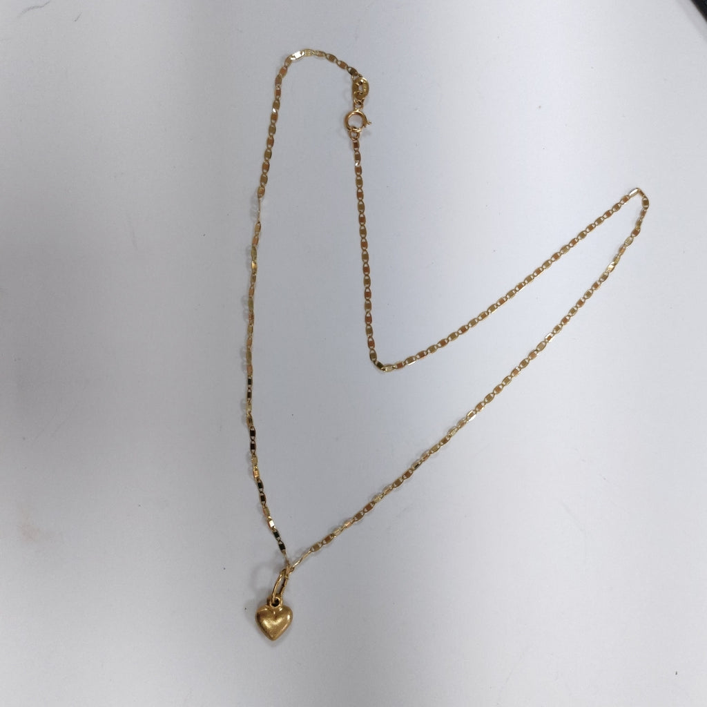 CADENA, DIJE ORO 14 K 2.2 GRMS (SEMINUEVO)