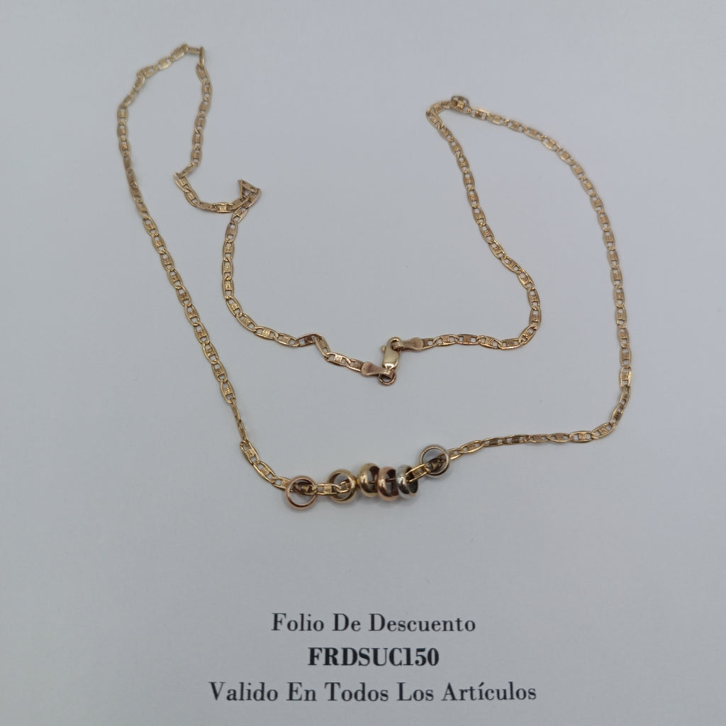 CADENA ORO 10 K 4.9 GRMS (SEMINUEVO)