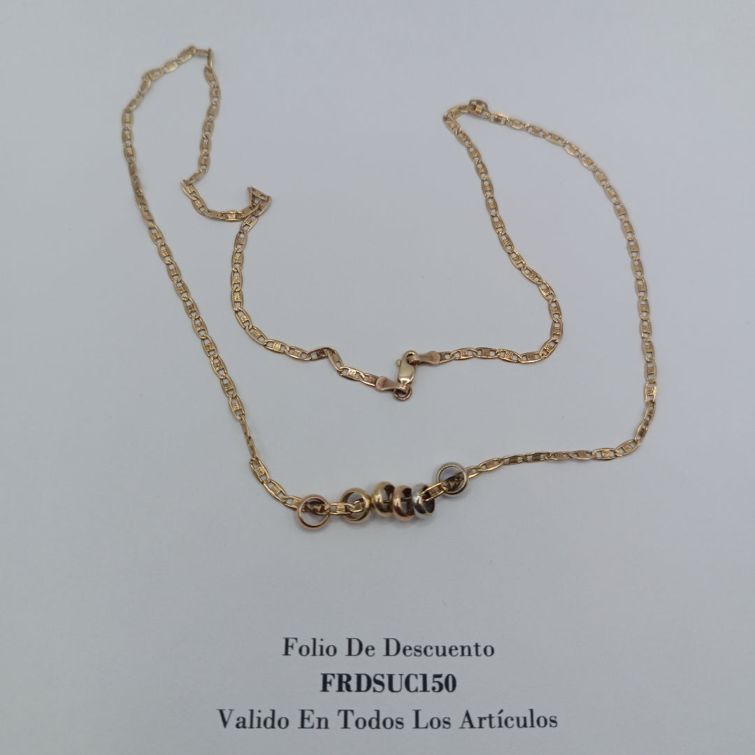 CADENA ORO 10 K 4.9 GRMS (SEMINUEVO)