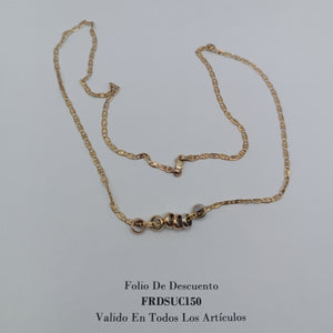 CADENA ORO 10 K 4.9 GRMS (SEMINUEVO)