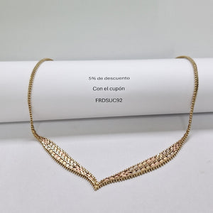GARGANTILLA ORO,ORO COMBINADO 14 K 17,80 GRMS (SEMINUEVO)