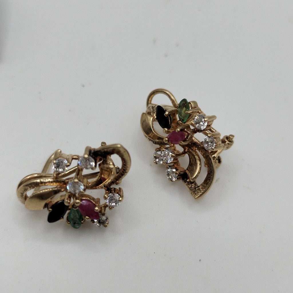 ARETES PAR ORO 10 K 4,20 GRMS (SEMINUEVO)