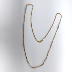 CADENA ORO COMBINADO 14 K 5.1 GRMS (SEMINUEVO)