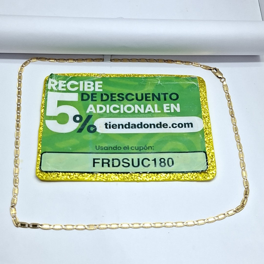 CADENA ORO 14 K 8.7 GRMS (SEMINUEVO)