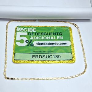 CADENA ORO 14 K 8.7 GRMS (SEMINUEVO)