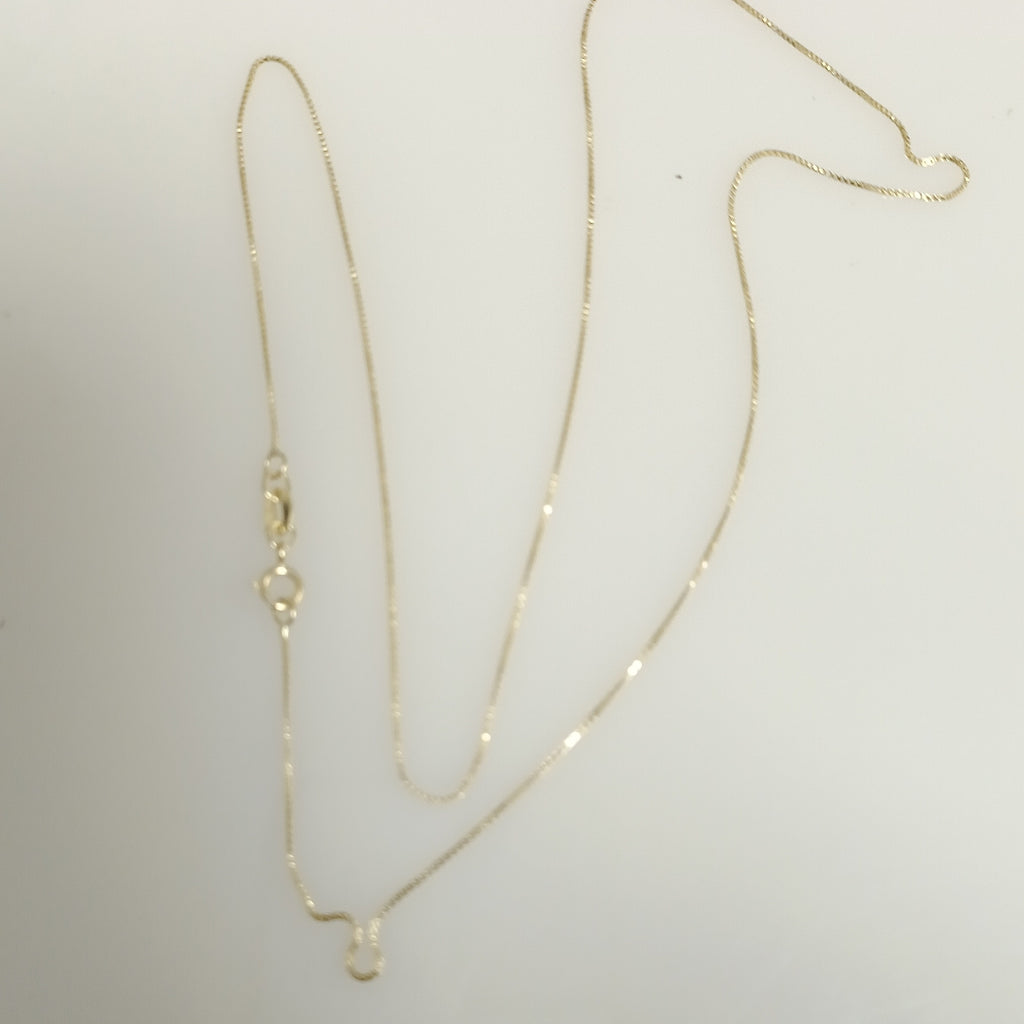 CADENA VENECIANO 14K 50 CM 1.5 GR (NUEVO)