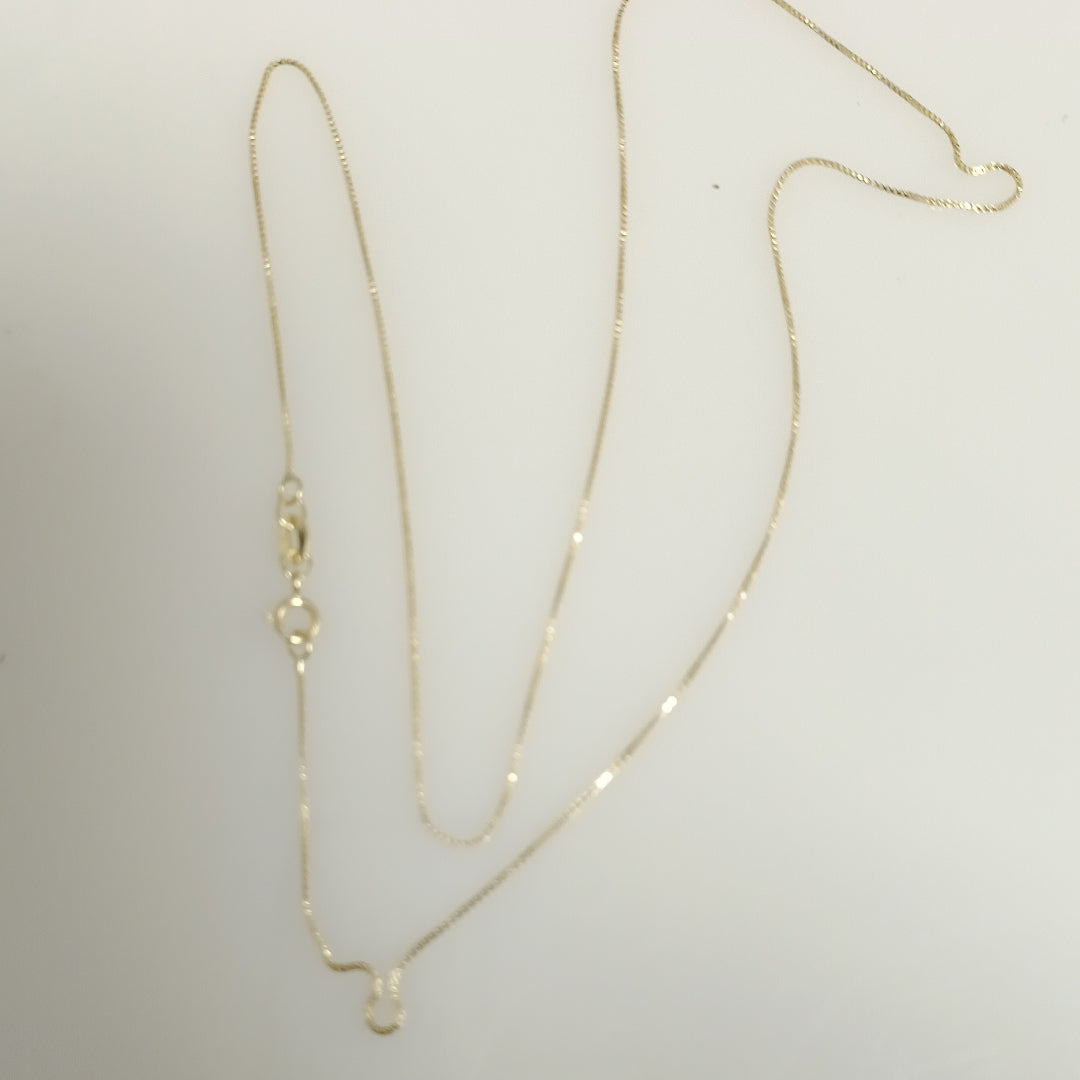 CADENA VENECIANO 14K 50 CM 1.5 GR (NUEVO)