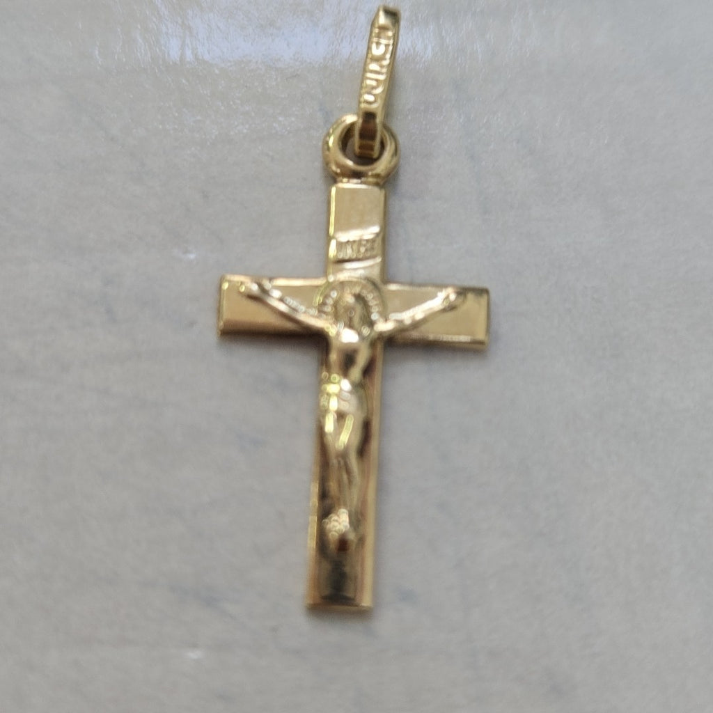 CRUCIFIJO ORO 14 K 1.5 GRMS (SEMINUEVO)