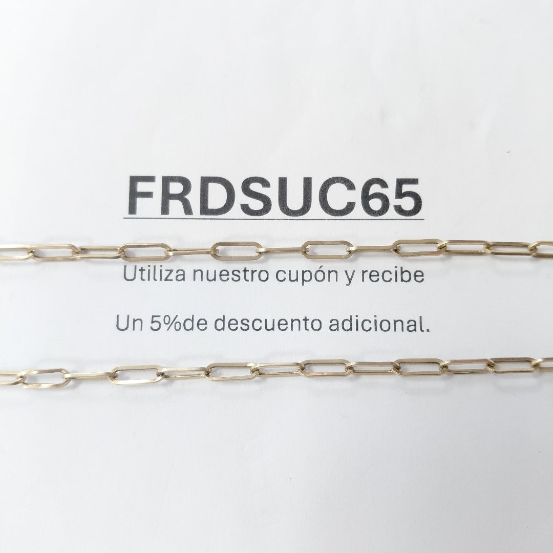 CADENA ORO 10 K 3.8 GRMS (SEMINUEVO)