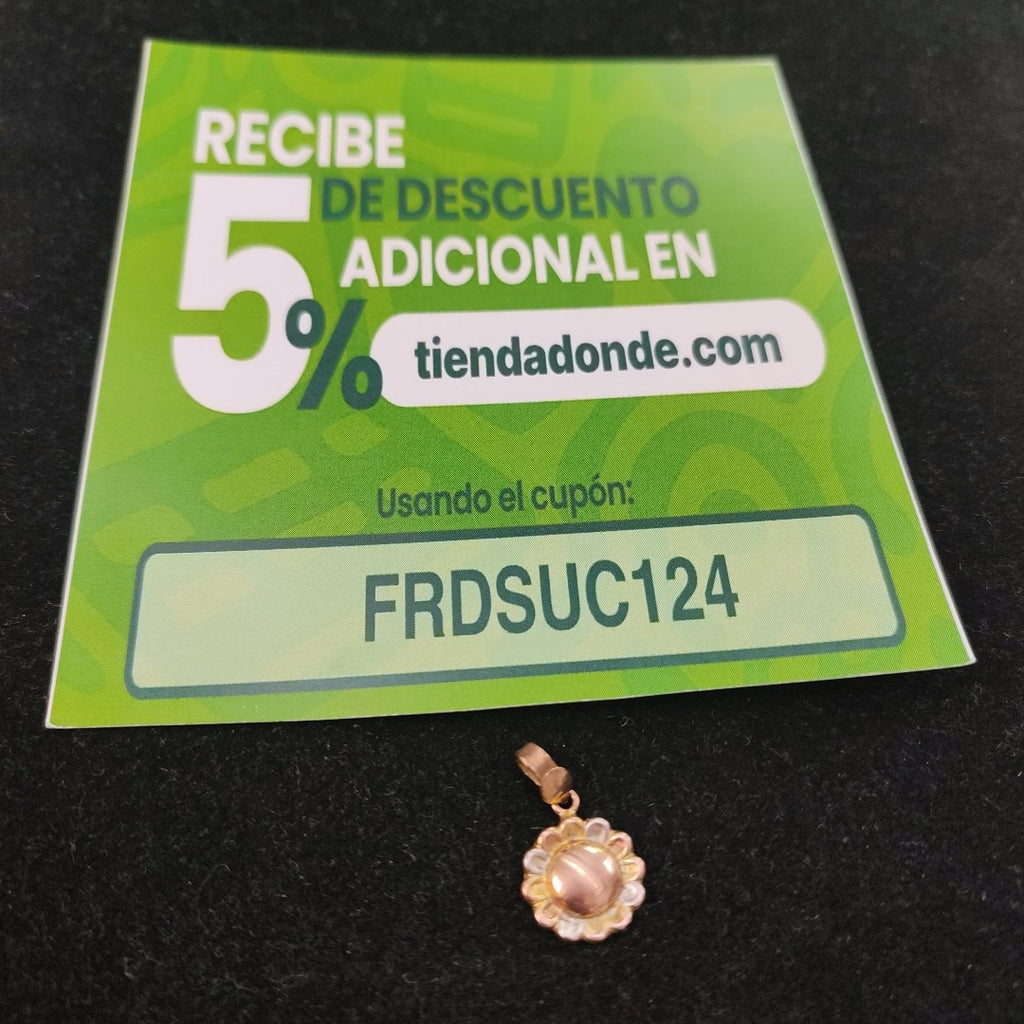 DIJE ORO, ORO COMBINADO 10 K 0.8 GRMS (SEMINUEVO)