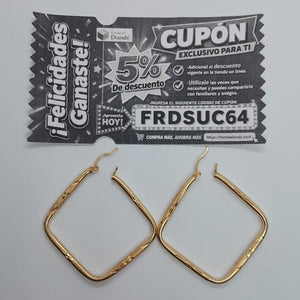 ARRACADAS PAR ORO 10 K 4,20 GRMS (SEMINUEVO)