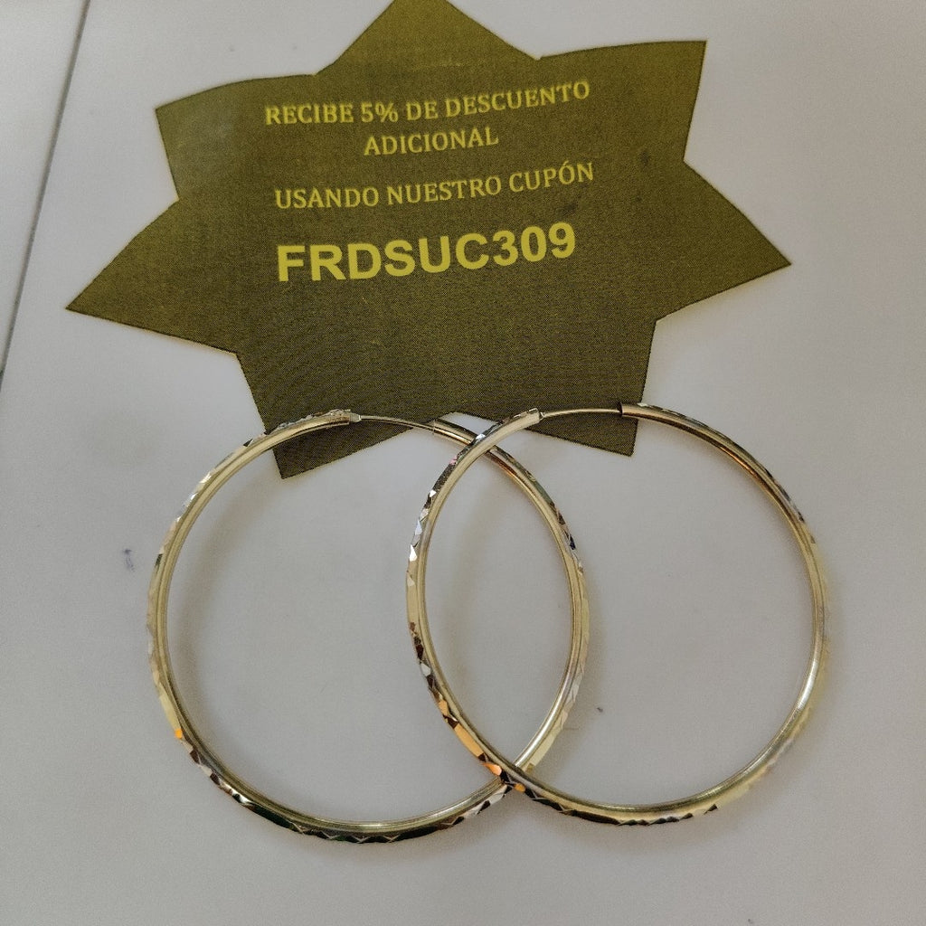 ARRACADAS PAR ORO COMBINADO 10 K 5,80 GRMS (SEMINUEVO)