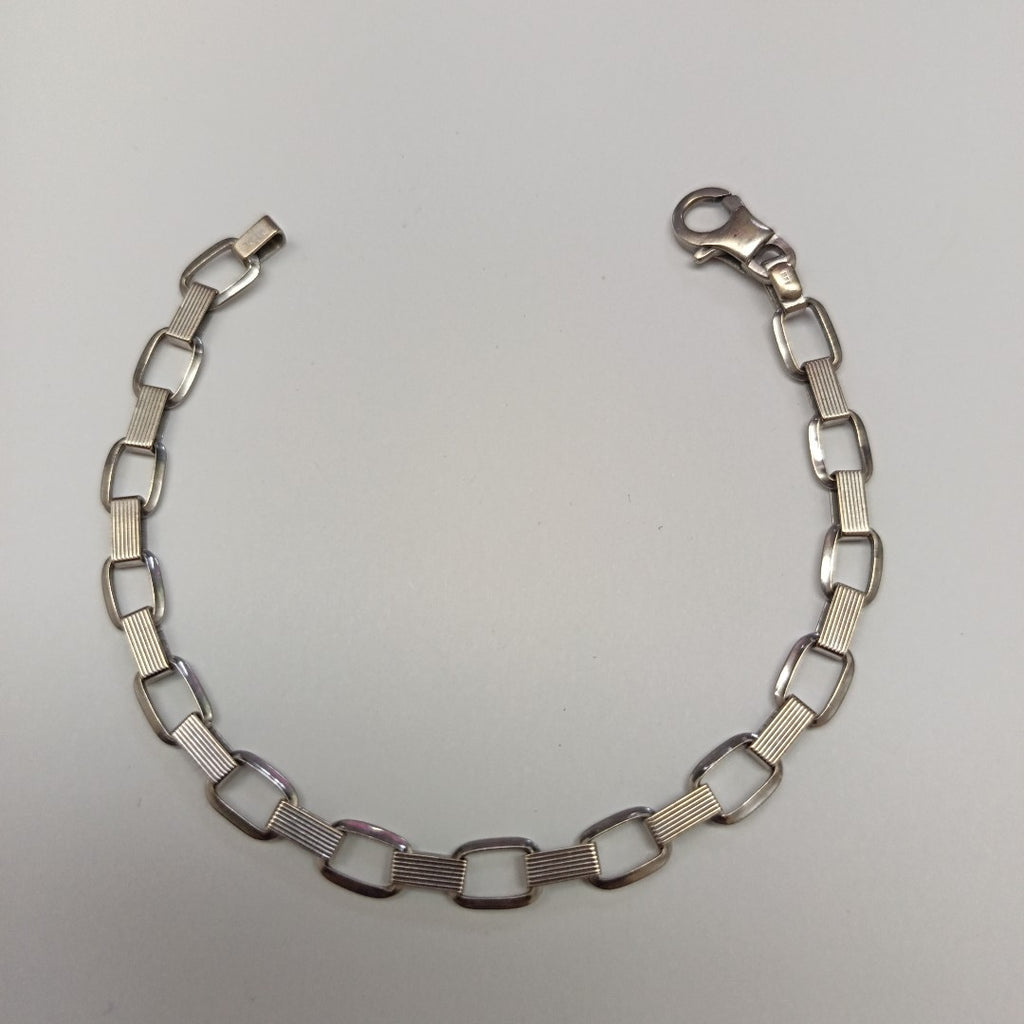 PULSERA ORO BLANCO 14 K 6,10 GRMS (SEMINUEVO)