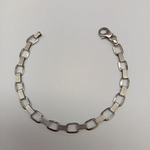 PULSERA ORO BLANCO 14 K 6,10 GRMS (SEMINUEVO)